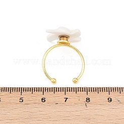 Керамика с манжетой из сплава RJEW-Z117-01G