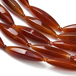 Натуральный красный агат бисер нитей&nbsp;G-B178-D01-01