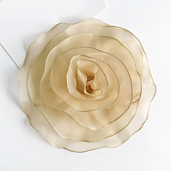 1 шт. броши-цветы из полиэстера&nbsp;JEWB-CN0001-08D