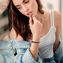 Черные акриловые бусины SACR-TAG0001-02