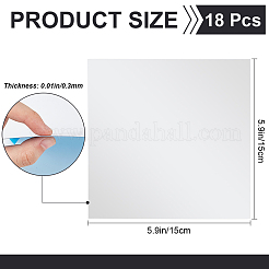 Haustier Plastikspiegel Wandaufkleber&nbsp;DIY-WH0308-435