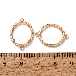 Овальные латунные коннекторы с кабошонами KK-NH0007-06KCG