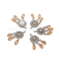 Старинное серебро покрытием сплава подвески PALLOY-L225-P01-AS