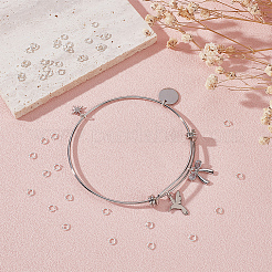 60 шт. 925 открытых кольца из стерлингового серебра&nbsp;STER-BC0002-57B