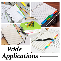 Pp пластиковые листы-разделители для блокнотов&nbsp;AJEW-WH0609-113B