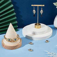 8 шт. 4 цвета сглаза смола латунь соединительные подвески наборы&nbsp;RESI-GA0001-21