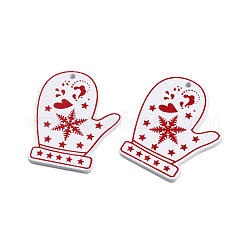 Рождественские большие подвески из окрашенного дерева WOOD-N005-102B