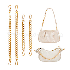 4 шт. 2 стиля алюминиевые ремни для сумки с цепочкой&nbsp;PURS-PH0001-34G