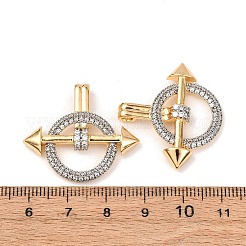 Латунные микро проложить кубического циркония подвески&nbsp;KK-G543-14GP-02