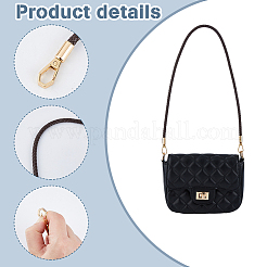 Плетеные ручки сумки из искусственной кожи&nbsp;PURS-WH0005-96A-04G