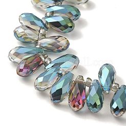 Стеклянные бусины с гальваническим покрытием &nbsp;EGLA-B006-01A-HP02