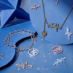 44 шт. 4-цветный сплав с открытыми задними рамками FIND-PH0003-03