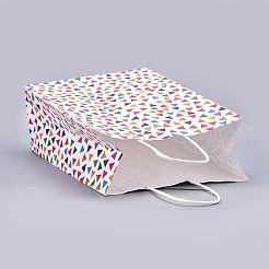 Подарочные бумажные пакеты с треугольником DIY-I030-01B