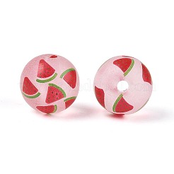 Прозрачные матовые акриловые бусины&nbsp;FACR-T008-03E