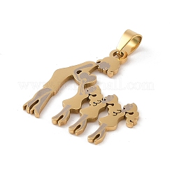 День матери ионное покрытие (IP) 304 подвески из нержавеющей стали&nbsp;STAS-U002-06G