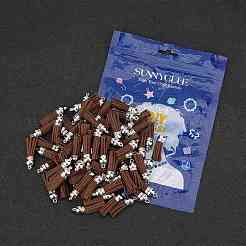 100 шт. Искусственная замша подвеска с кисточкой украшения FIND-SC0002-29E