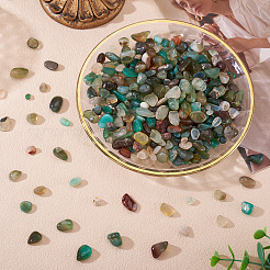 500 г окрашенных и нагретых бусин натурального агата&nbsp;G-TA0002-73E