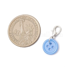 Подвесные украшения из акриловых пуговиц&nbsp;HJEW-JM04109-02