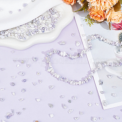 2 нити натуральных фиолетово-бирюзовых бусин G-BBC0001-45