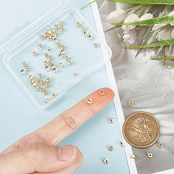 60шт латунные обжимные бусины KK-AR0003-26