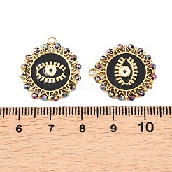 Pendenti in vetro smaltato in acciaio inossidabile 304&nbsp;STAS-B132-02G-02