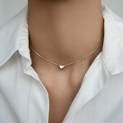 Подвески в форме сердца из стерлингового серебра OM0839-2