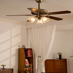 5 шт. эмалированные подвески для потолочного вентилятора с удлинителями цепи&nbsp;HJEW-LP00064