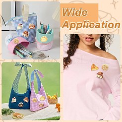 35 pieza de 7 estilos de alfileres de solapa acrílicos para ropa de mochila&nbsp;JEWB-CJZ0001-02