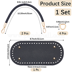 Kit zur Herstellung von Taschen aus PU-Kunstleder&nbsp;DIY-CL0001-58C