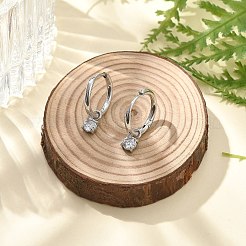 Creolen aus 304 Edelstahl mit Mikropavé und Zirkonia&nbsp;STAS-R004-02P-02