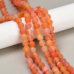 Естественные выветрившиеся агатовые бусины&nbsp;G-L534-07-10mm