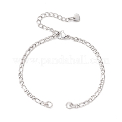 Изготовление браслета-цепочки из нержавеющей стали 304&nbsp;AJEW-JB01539