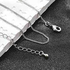 Долговечные латунные ожерелья с ожерельем из латуни NJEW-K112-07P-NF