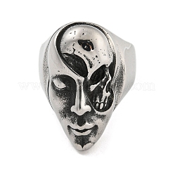 Открытые кольца из нержавеющей стали 304 RJEW-B055-13AS-01