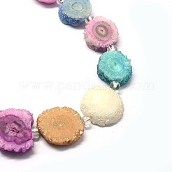 Натуральные друзы кварц хрустальные бусы пряди&nbsp;G-F582-A05