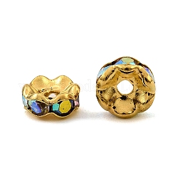 Латунные бусины разделители для поставки стразов&nbsp;LS-RB-A014-L6mm-28G