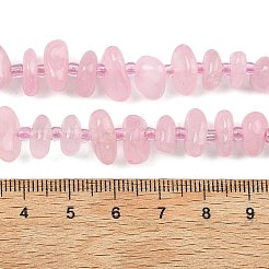 Природного розового кварца нитей бисера&nbsp;G-F821-B02-01
