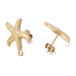 Boucles d'oreilles à tige en acier inoxydable 304&nbsp;STAS-D391-03B-G