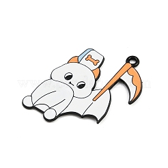 Подвески из сплава хэллоуина с эмалью ENAM-P259-01E-EB