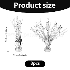 8шт ПЭ звезда украшение для центрального стола&nbsp;AJEW-DC0003-51A