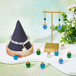 16шт 4 цвета подвески «кошачий глаз» CE-OC0001-01