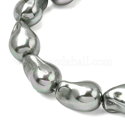 Нити бусин из гальванизированного непрозрачного стекла&nbsp;EGLA-K063-01A