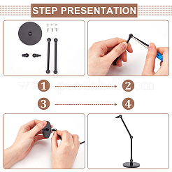 Держатели для пластиковых моделей в собранном виде&nbsp;ODIS-WH0038-144B