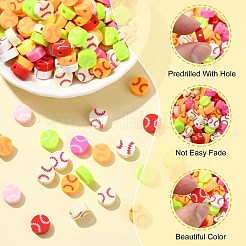 200шт бусины из полимерной глины ручной работы CLAY-CJ0002-03