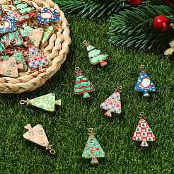 40 stücke 8 stile weihnachten thema legierung anhänger&nbsp;FIND-CJ0002-32