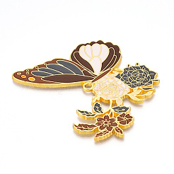 Подвески из эмалированного сплава с гальванопокрытием&nbsp;LS-ENAM-N056-399B-G