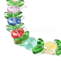 Прозрачные стеклянные бусины&nbsp;GLAA-B021-04E