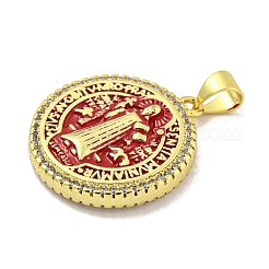 Стойки обшивки латунь микро проложить Циркон подвеску KK-B091-22G-01