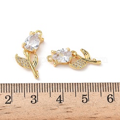 Латунные микро проложить кубического циркония подвески&nbsp;KK-D504-09B-G