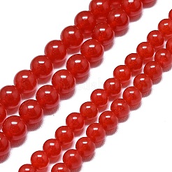 Chapelets de perles en jade de malaisie naturelle&nbsp;G-L645-C01-14mm-16